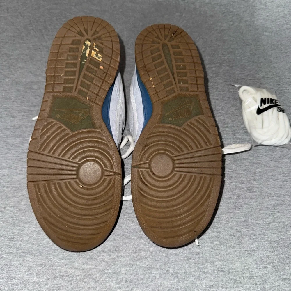 Nike Dunk Low Pro SB Boarder Blue & White Size 6 - Picture 6 of 10